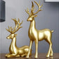 Deer Statue Reindeer Figurines Resin Sculpture