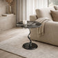 MFURN Marble Side Table | Modern Round Marble Accent Table