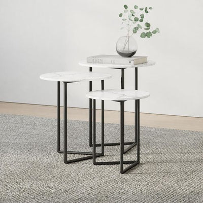 MFURN Minimalist Nesting Table 3pc Set-Various Colours