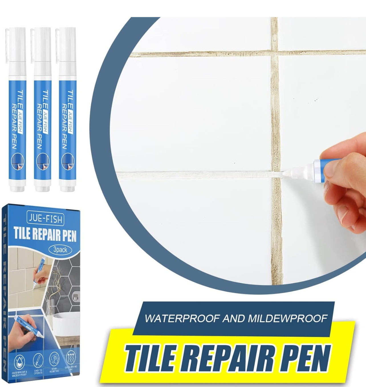 Tile Repair Pen - White