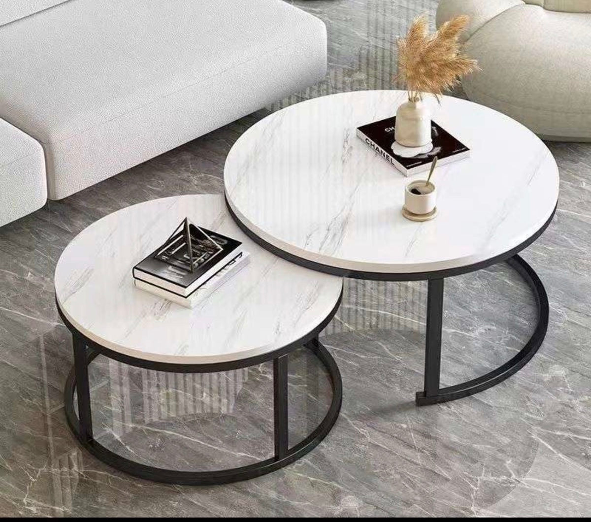MFURN 2pc Nesting Coffee Table Set- Various Colour