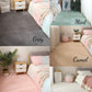Nordic Floor Mat Splicing Carpet Plush Velvet Bedroom Rooms Children Girls Pink Mat Puzzle Plush Mats 10pc Pack