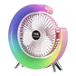 G Shaped Multi-Coloured Desk Fan USB Powered-Various Colours