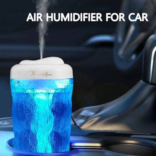 Newest Glass Air Humidifier With colorful Night Light 380ml Air Humidifier Aromatherapy Essential oil