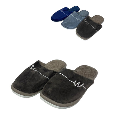 Men’s Cozy Plush Winter Bedroom Slippers-Various Colours