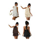Ladies Summer Halter Neck Polka Backless Mini Dress-Various Colours