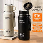 MHome Solid Color Thermos Cup With 316 Stainless Steel Inner Liner And Durable 304 Stainless Steel Exterior, Perfect For Christmas & Summer-Various Colours