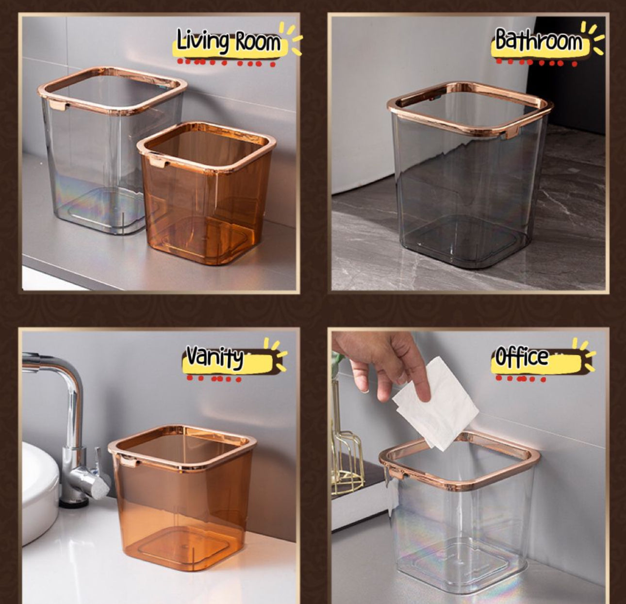 Desktop Trash Bin