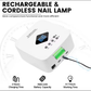 Sun Professional Rechargeable UV LED Nail Lamp Cordless UV Light for Gel Nail Machine S10