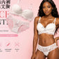 Ladies White Floral Lace Lingerie Set