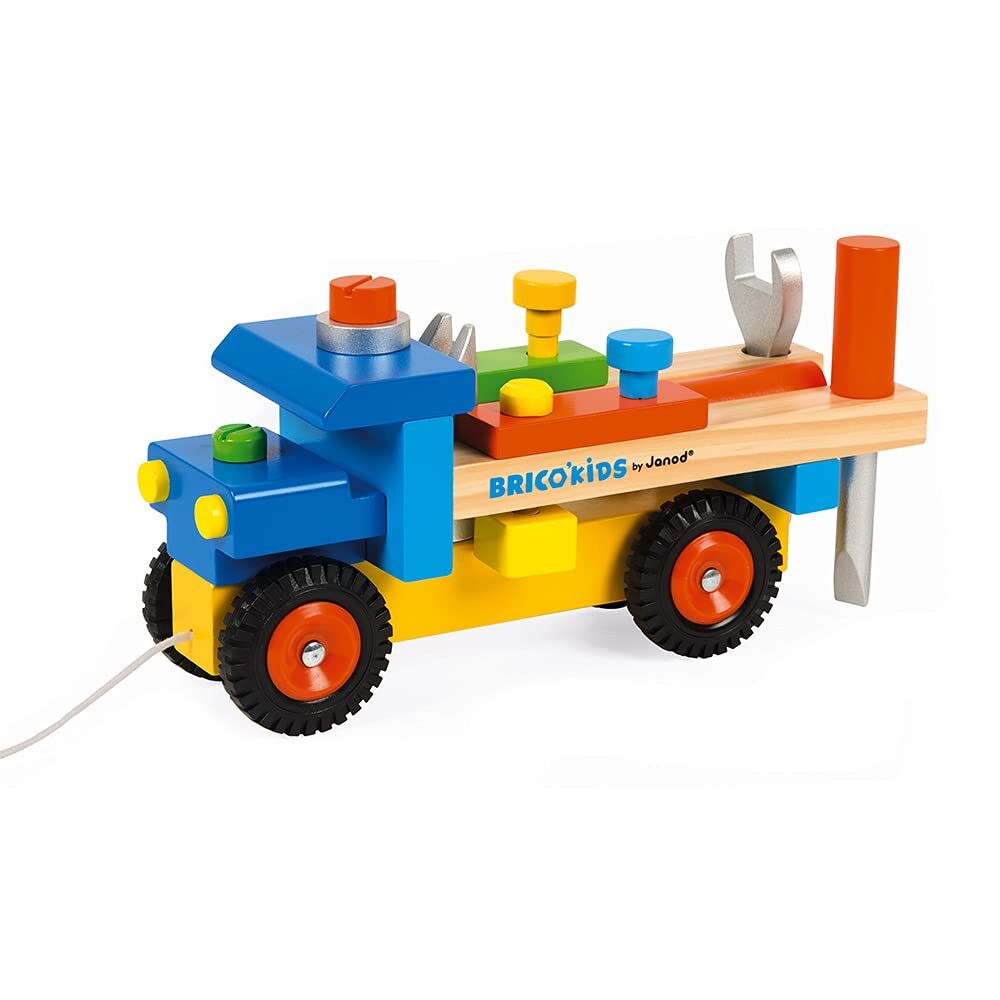 Kids DIY Truck 2-1 Early Learning Pull Along Toy