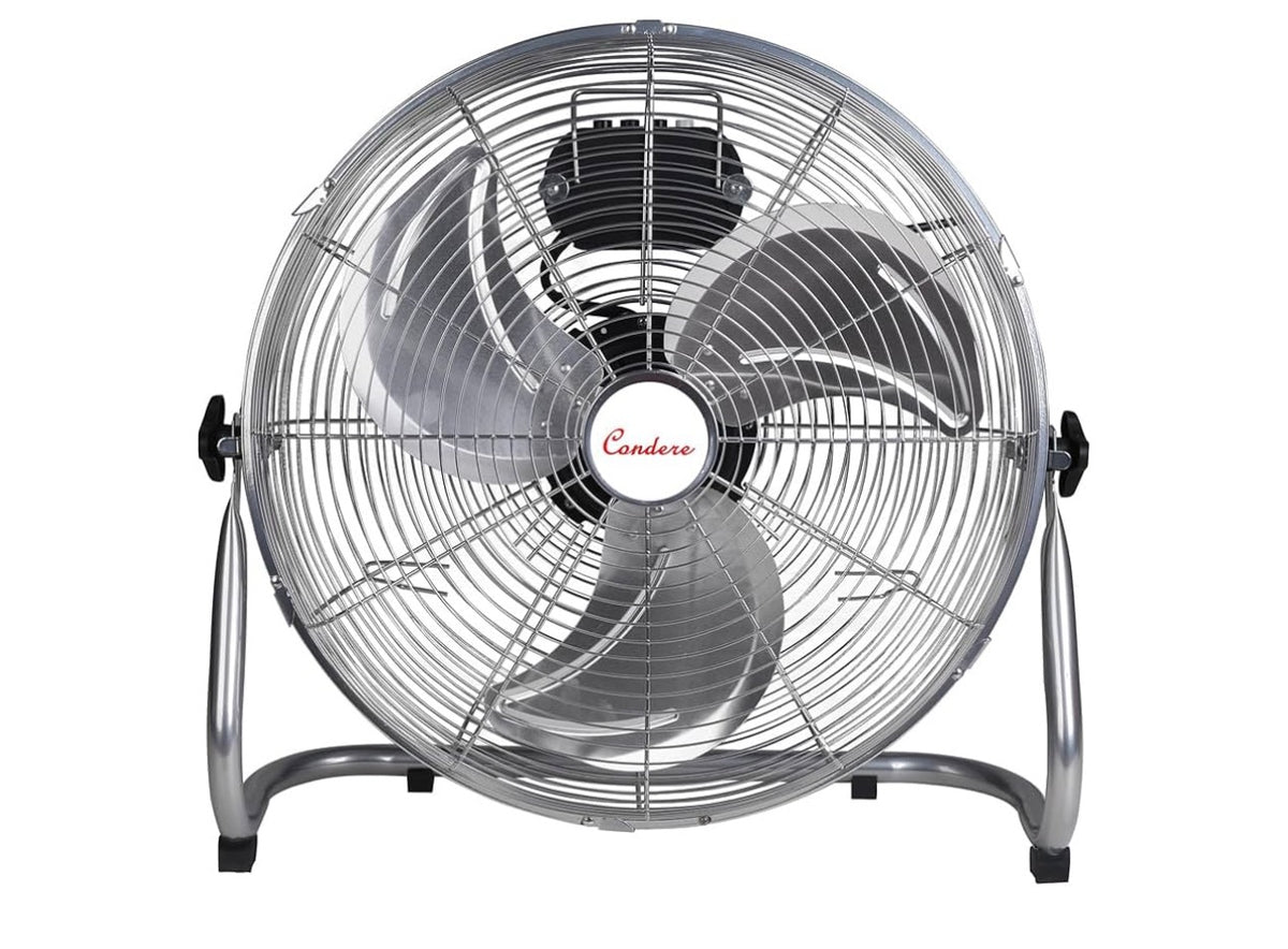 Condere
18" Metal Floor Fan – Standing Oscillating Pedestal Fan for Bedroom & Home FS40-F18