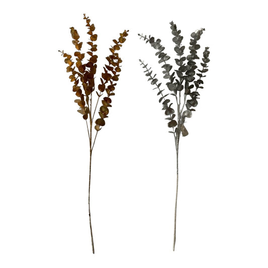 Artificial Eucalyptus Stem In Gold Or Silver