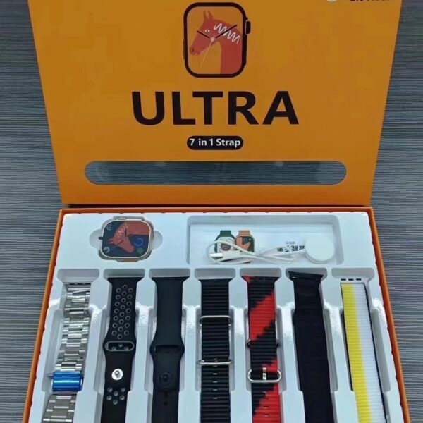 Mtech Smart Ultra Watch Combo 7-1 Strap With Bonus Free BT Headset-Black November Deal