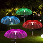 MHome Solar Garden Jellyfish Light 4-Pack – 7-Color Changing Outdoor Lights