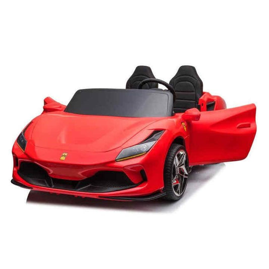 Styled Ferrari Two Seater With Rubber Wheels