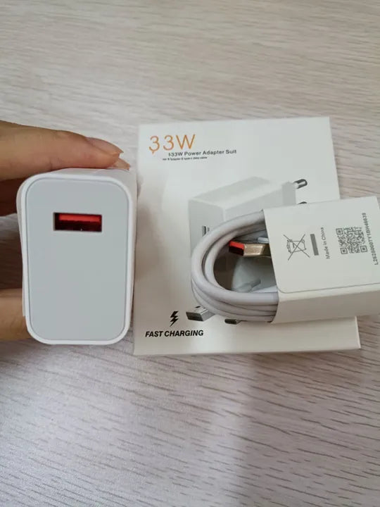MTech 33w & 67w Fast Charger Turbo Charge With Type C USB Cable