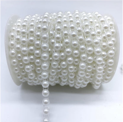 Pearl Decorative  Chain Simulation