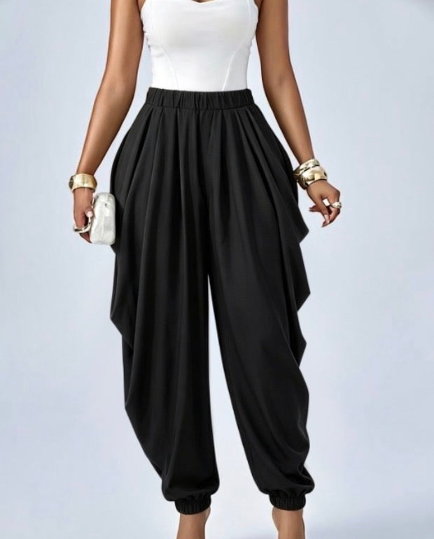 Ladies Loose Flowing Shuttle Trousers-Various Colours