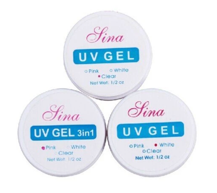 Sina Nail Extension Gel Acrylic 3pc