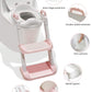 Height Adjustable Potty Training Toilet Seat with Step Stool Ladder for Boys and Girls Baby Toddler Kid Children Toilet Training Seat Chair - Various Options