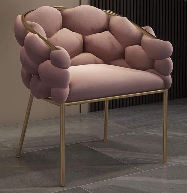 MHome Nordic Luxury Accent Armchair Velvet Relaxing Chair PreSales Now Available