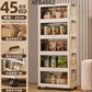 MHome Foldable Double Doors Plastic Foldable Box Storage Organizer Storage Bins With Wheels-Various Options