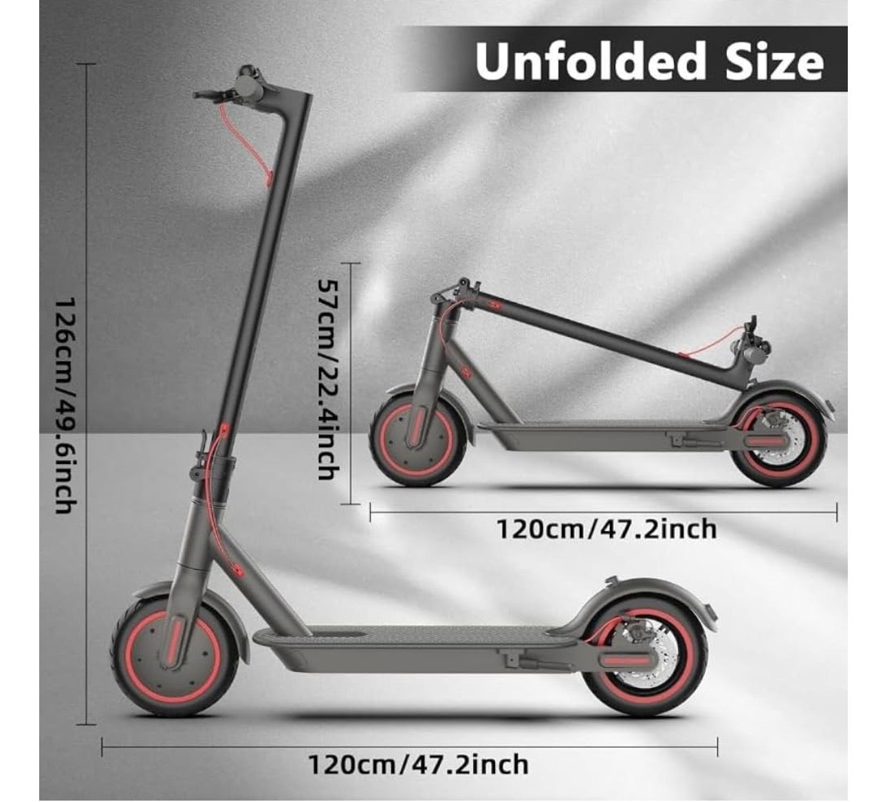 Pro-Sportz Electric Scooter - Foldable, Lightweight and Travel Ready