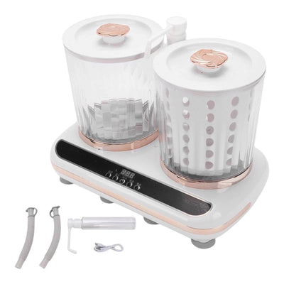 MTech Portable Washing Machine, Dual Tub Underwear Washer with Built in Drainage Pipe and Spin Dry for Travel Home Use