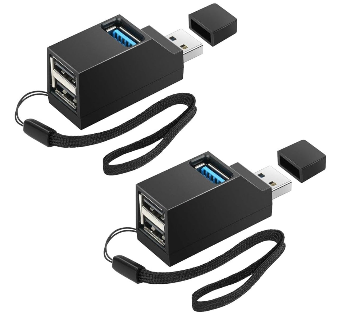 MTech 
2-Port Mini USB 3.0 Hub Adapter, High-Speed Expansion for Laptop, Flash Drives, HDD
