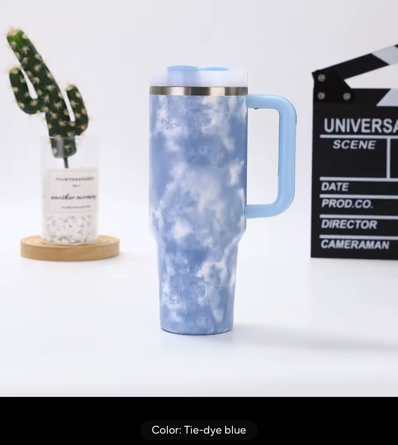 M-Home 1200ml Stainless Steel Thermal Bottle Cup with Handle, Lid & Reusable Straw – Leakproof, Double-Wall Insulated, Dishwasher Safe, Hot &amp; Cold Drink Travel Tumbler
