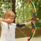 Kids Bow and Arrow Set - LED Light Up Archery Toy Set with 10 Suction Cup Arrows, Target & Quiver, Indoor and Outdoor Toys for Children Boys Girls