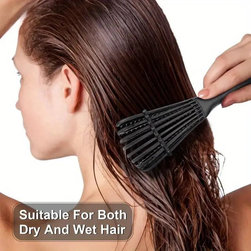 Detangler Brush Massage Comb Hard Hair Brush For Curly Hair