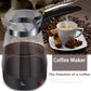RAF R.128 Electric Glass  0.5L Turkish Coffee Pot 600W - Portable Arabic Coffee Kettle