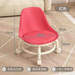 Low Chair Stool, Load Capacity Children's Stool, Backrest, Small, Living Stool, Low Chair, Small, Nappa Leather Fabric, Thick, Waterproof, Quiet Casters, 360 Degree