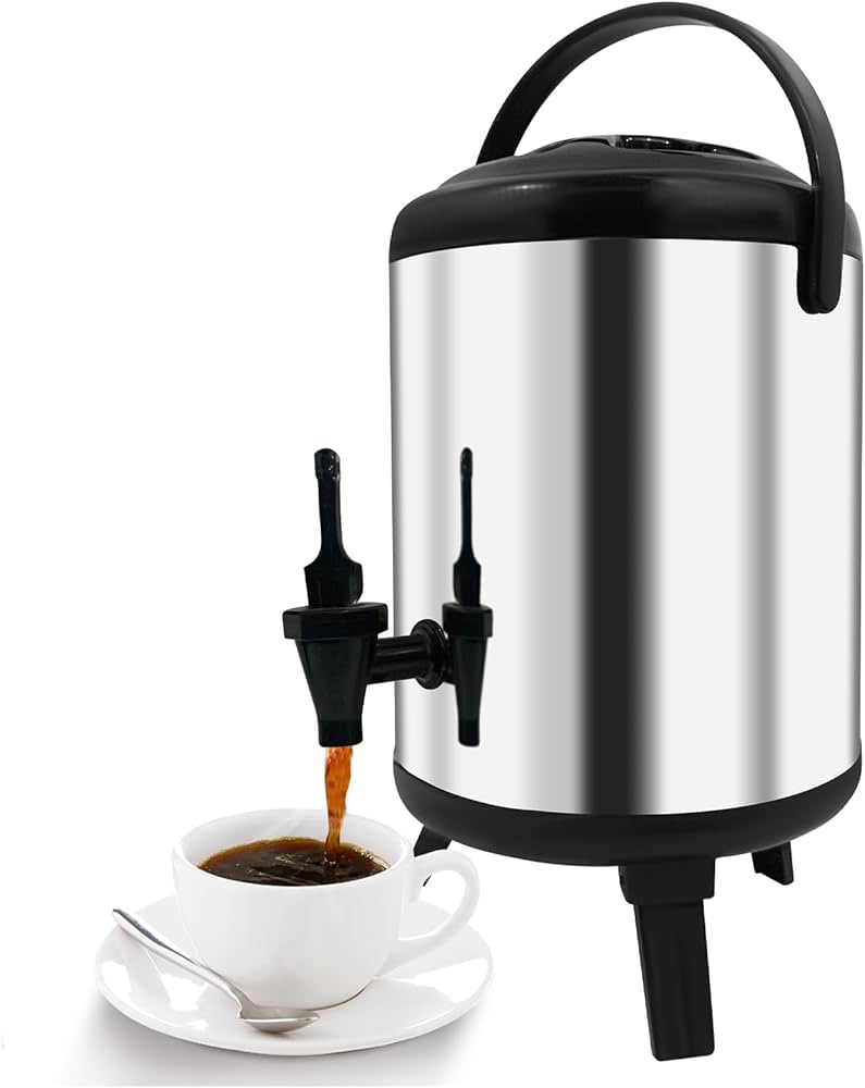 MHome Insulated Beverage Dispenser Stainless Steel 10L