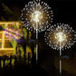 Solar Waterproof LED Firework lights Starburst Lights Garden Stake