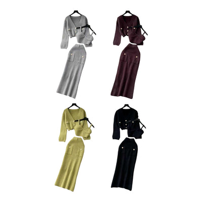 Ladies Trendy Winter Suits 3pc-Various Colours