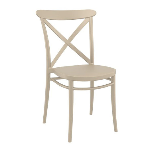 MFurn Cross Back Dining Chairs-Various Colours