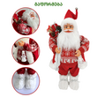 Santa Claus Christmas Figurine – 45cm Standing Santa Doll (Various Options)