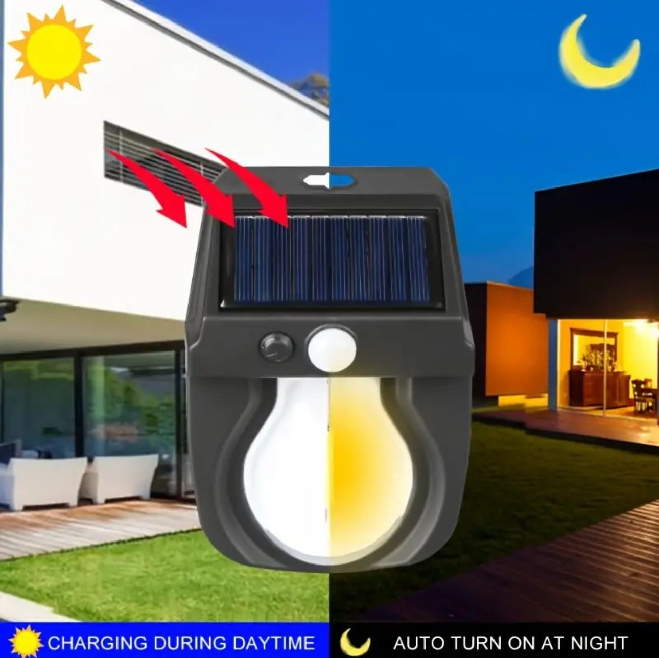 MTech Solar Motion Sensor Light 3 light Modes