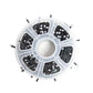 Christmas 50 M LED Strip Light with Flickering Colorful and Round Shape Lights