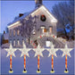 MTech Christmas Solar Lights 5-Pack – Outdoor Star & Snowflake Pathway Lights