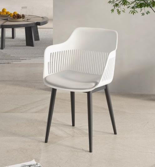 MFurn Modern Nordic PP Dining Chair with Backrest-Various Colours