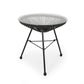 MFurn Dante 3pc Acapulco Patio Bistro Set with Glass Table – Various Colours