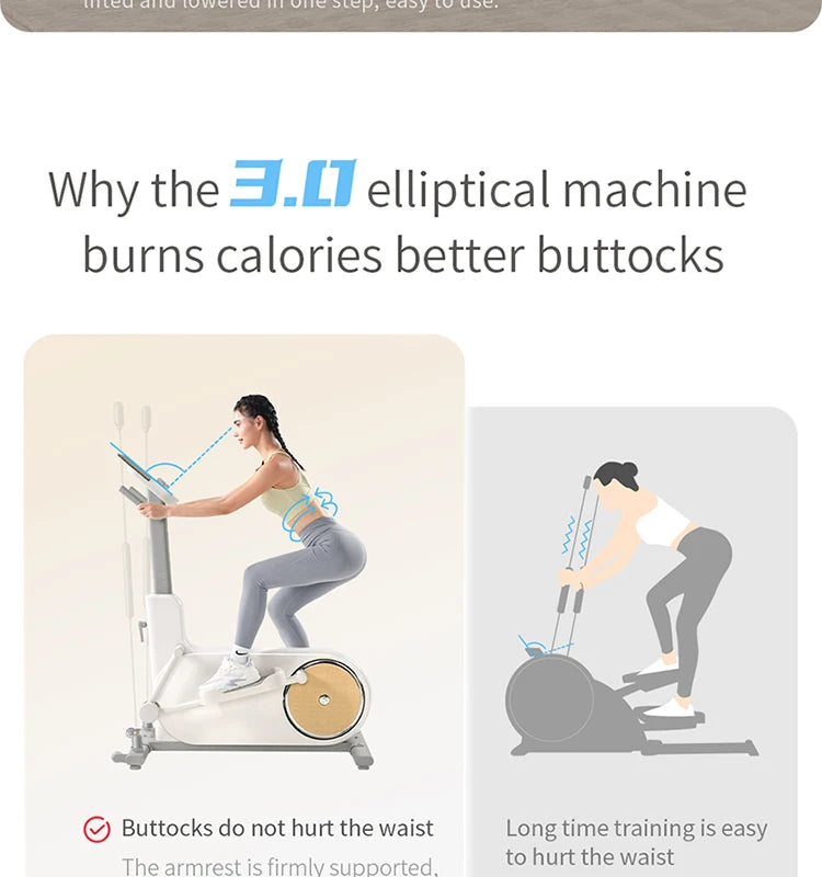 Yesoul EF25 Smart Elliptical Trainer Machine - 3-in-1 Home Fitness Solution