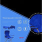 Folding Camping Chair with Shadow Sky, Portable Beach Outdoor Fishing Aluminum with Sun Protection and Carry Bag, Garden Chair for Beach, Pool, Garden, Blue (Color : Blue) XL