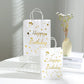Happy Birthday Kraft Paper Bags with Handle for Birthday Party -12pc Pack