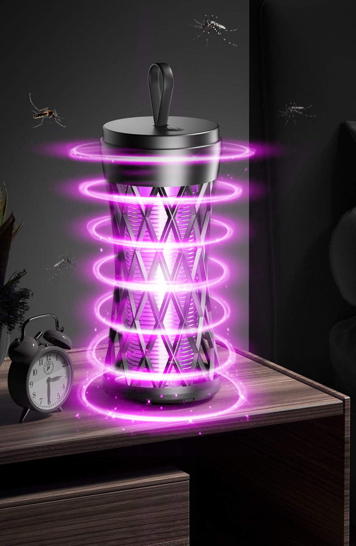 Portable Electric Mosquito Killer Lamp USB Rechargable Fly Trap Zapper Insect Killer Repellent Mosquito Trap For Bedroom Outdoor