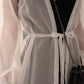 Ladies Floor Length Sheer Mesh Cardigan-Various Sizes & Colours